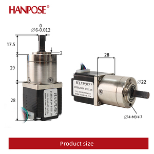 Mini motor paso a paso Nema11 de alta precisión 0.08N.<span class=keywords><strong>M</strong></span> 11HS2810-PG relación de desaceleración planetaria 3,17-1 5,18-1 caja de cambios de motor paso a paso - Product Image 4