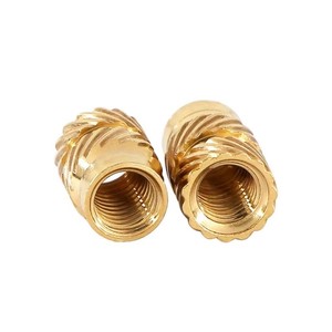M1 M1.4 M1.6 m1.7 M2 M2.5 Mini Brass chèn Nut nóng chảy có khía chủ đề nhiệt ép phun embedment Đồng NUT - Product Image 3
