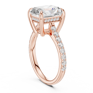 <b>Custom</b> 10Kt 14Kt 18Kt 22Kt Gold Lab Created Diamond <b>Ring</b> for Women Rhodium Plated Luxury Bridal Engagement <b>Ring</b> Fine Jewelry - Product Image 1