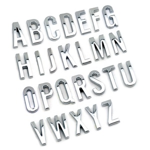 <span class=keywords><strong>Lettere</strong></span> <span class=keywords><strong>Cromate</strong></span> Autoadesive da 50mm per <span class=keywords><strong>Auto</strong></span> - Product Image 2