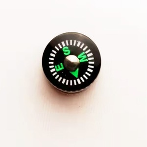 Pointer Compass 12mm Glow In Dark Hiking Navigation Tool Plastic Material - Product Image 1