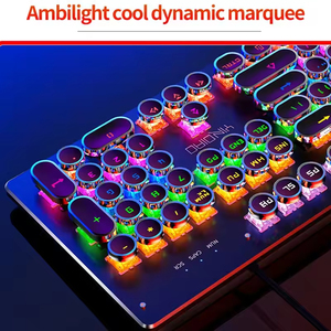 Bàn phím Ergonomic thiết kế đa năng 104 phím Bàn phím cơ khí với backlit cho bàn phím chơi game - Product Image 2