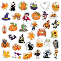 Magnet Kulkas Karet Lembut Motif Labu, Daun Maple, dan Halloween WF Thanksgiving untuk Dekorasi Bingkai Pintu Mobil dan Pesta