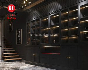 Cigar Store Interior Decoration Design Custom Display Showcase Retail Cigar Shop Display Counter - Product Image 2