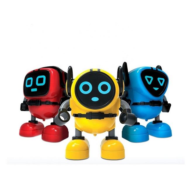 Kids Mini Gyro Force Spinning Robot Toys Novelty Game Toy Children Gift