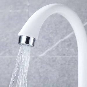 ก๊อกน้ำอ่างล้างหน้าแบบติดตั้งบนเคาน์เตอร์ สแตนเลสชุบโครเมียมขัดเงา สไตล์ร่วมสมัย อเนกประสงค์ - Product Image 4