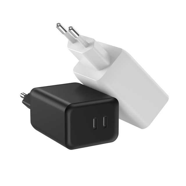 Desktop USB C PD Charger 45W USB 2C Charger with Global EU AU US Standard Universal for Mobile Phone Computer