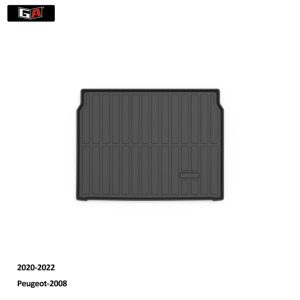 Tappetini Protettivi per Bagagliaio Auto, Compatibili con <span class=keywords><strong>Peugeot</strong></span> <span class=keywords><strong>2008</strong></span> 2020-2022, <span class=keywords><strong>Accessori</strong></span> Anti-Usura - Product Image 1
