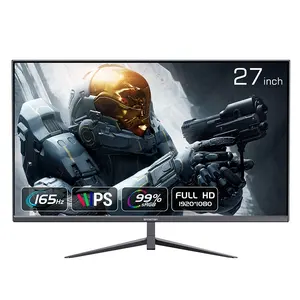 SNOWMAN 27 Inch Pc Monitor 165hz Gaming Computer Monitors Straight Screen 1080P Flat Monitor Lcd Display