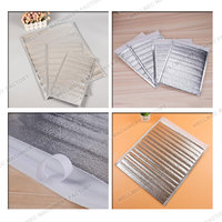 Machine de fabrication de sacs d'expédition isolés en mousse EPE épaisse, imperméable, argentée, en aluminium automatique WELLMEC