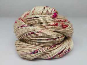 100% fil de soie de mûrier non teint tissage de soie brute pour filer tricot broderie Anti-techniques anneau sacs tricoté à la main recyclé teint - Product Image 2