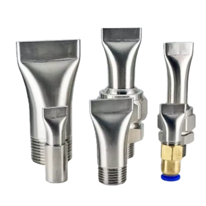 มีดเป่าลมอเนกประสงค์แบบปรับได้พัดลมเป่าทำความสะอาดหัวฉีดตุ่นปากเป็ดสแตนเลสหัวฉีดปากแบน - Product Image 6