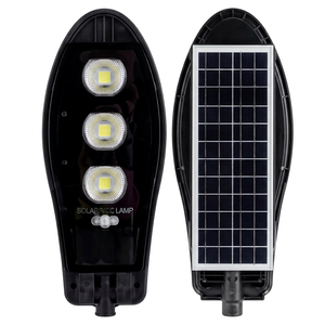 ไฟถนนพลังงานแสงอาทิตย์ 100W LED ABS IP65 ติดผนัง 6000K แสงเดย์ไลท์ โซลาร์เซลล์แบบโมโนคริสตัลไลน์ พร้อมรีโมทคอนโทรล ได้รับการรับรองมาตรฐาน CE รับประกัน 2 ปี - Product Image 1