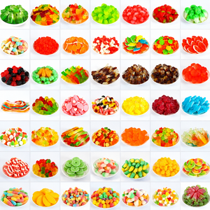Gomitas de Frutas Variadas con Sabor Agridulce, Halal, al por Mayor, Personalizadas, OEM, Marca Privada, TIK TOK, Bolsa a Granel - Product Image 2