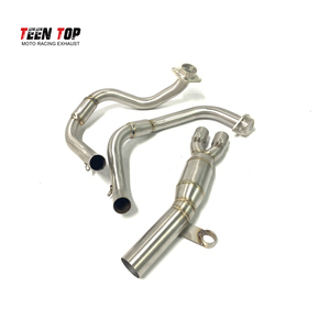 ส่วนหัวท่อไอเสียสเตนเลส GSX250R/<span class=keywords><strong>V</strong></span>-<span class=keywords><strong>Strom</strong></span> 304ท่อด้านหน้า <span class=keywords><strong>DL250</strong></span>ท่อ GW250ท่อไอเสียสำหรับรถจักรยานยนต์ Suzuki 51mm - Product Image 5