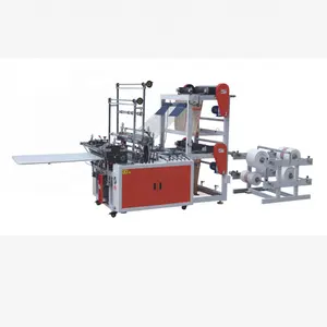 New Design Two Layer Two Lines Heating Sealing and Cold Cutting Bag Machine