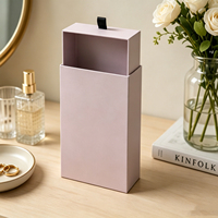Romantica Scatola Regalo Rosa Antico in Materiali Riciclati Eco-Friendly con Maniglia Nera per Bomboniere e Set Proposta Damigella d'Onore