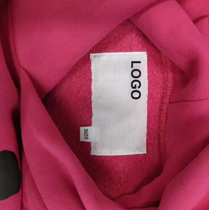 Felpa con Cappuccio Premium Edizione Originale SP555 1.1 Ragnatela Rosa 450gsm in Pile Pesante con Stampa a Rilievo, Pullover Streetwear - Product Image 4