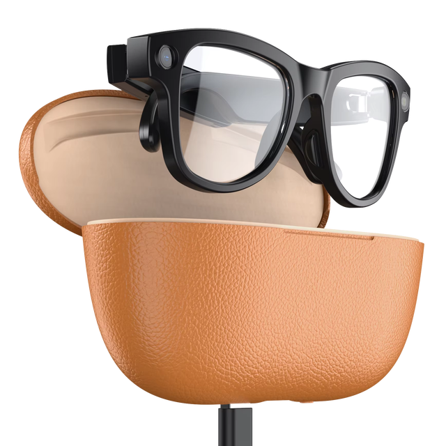 Smart Wireless for Sunglasses Dual Camera AI Assistant Real-time Translation IP54 Waterproof Magnetic Charging Case for