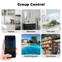 Détecteur intelligent de fuite d'eau sans fil WIFI Tuya, alarme de fuite d'eau pour la détection de fuites d'eau