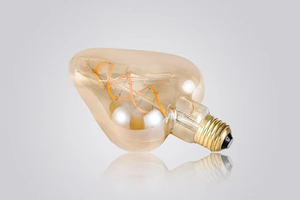 Lampadina LED Decorativa Edison AC E27 a Forma <span class=keywords><strong>di</strong></span> Cuore 2700K, Filamento Morbido a Doppia Avvolgimento, Lampada in Vetro B22/E26, Tema Solare Matrimonio e Amore - Product Image 5