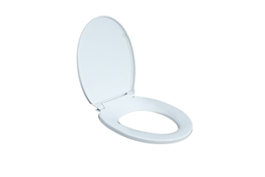 Siège de toilette de remplacement blanc brillant avec matériel de montage facile et forme ergonomique pour la plupart des cuvettes de toilettes standard - Product Image 5