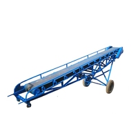 Nouveau Convoyeur à Bande PVC Mobile Élévateur Portable Dahan B600 380V, Vitesse et Hauteur Réglables, pour la Construction et la Logistique, Garantie 1 An