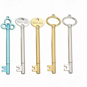 Penna a Sfera Creativa a Forma di Chiave Retrò, Penna per Esami Studenteschi, Cancelleria Portatile per Scuola e Ufficio con Logo Personalizzato - Product Image 1