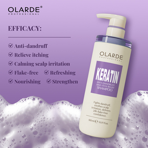 Set Profesional <span class=keywords><strong>para</strong></span> el Cuidado del <span class=keywords><strong>Cabello</strong></span> <span class=keywords><strong>con</strong></span> Queratina, Reparación Profunda, Calma el Cuero Cabelludo, Anticaspa, Antipicazón, Champú y Acondicionador <span class=keywords><strong>para</strong></span> <span class=keywords><strong>Cabello</strong></span> Dañado - Product Image 3