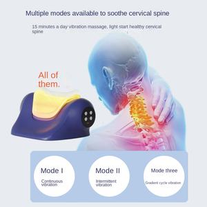 C-Curve Infravermelho Compressa Quente Pescoço Massageador Ajuste Multi-Engrenagem Aquecimento Vibração Dupla Finalidade Cervical Travesseiro Pé Massageador - Product Image 5