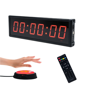Reloj de Pared Digital LED Portátil GANXIN de 2.3 Pulgadas, Temporizador de Intervalos Multifuncional para Gimnasio y Fitness con Control Remoto y Botón - Product Image 1