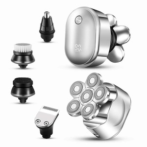Recortadora de Barba 5 en 1, Afeitadora Eléctrica para Hombre, Recortadora de Pelo con 6 Cuchillas Flotantes, Resistente al Agua IPX6, Máquina de Afeitar Profesional - Product Image 1