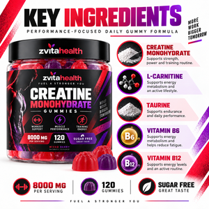 Gomitas de Creatina de Marca Privada, 5g por Porción, Gomitas para Aumentar la Masa Muscular, para el Crecimiento Muscular, OEM Personalizado - Product Image 2