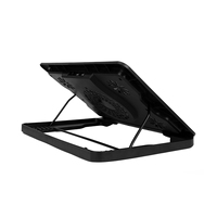 Vente chaude Pliable Ordinateur Portable Coussin De Refroidissement Réglable Portable Ordinateur Portable Tablette Refroidisseur Pad Titulaire Avec Ventilateurs