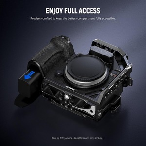 Cage stabilisatrice pour caméra vidéo Neewer à prix abordable, rig vidéo métallique demi-cage pour <span class=keywords><strong>S5</strong></span> <span class=keywords><strong>II</strong></span>/<span class=keywords><strong>S5</strong></span> <span class=keywords><strong>II</strong></span> <span class=keywords><strong>X</strong></span> G9 <span class=keywords><strong>II</strong></span> - Product Image 2