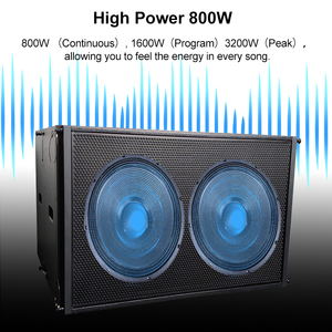 Grandes enceintes professionnelles de sonorisation à <span class=keywords><strong>double</strong></span> aimant néodyme, haut-parleur de basses passif pour scène, subwoofer <span class=keywords><strong>double</strong></span> 18 pouces à aimant néodyme - Product Image 3
