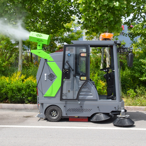 Nouvelle balayeuse de rue électrique compacte autopropulsée 48V à batterie, nettoyage haute pression, autonomie de 4 à 6 heures - Product Image 1