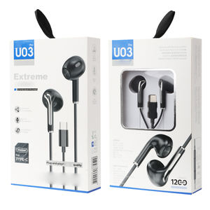 Fabbrica in magazzino connettore di tipo c nell'orecchio auricolare mini cuffia cablata per Samsung <span class=keywords><strong>J7</strong></span> Prime audifono gamer - Product Image 1