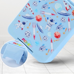   Boîte à lunch bento compartimentée sans BPA pour enfants, filles et garçons, voyages scolaires, couleur verte - Product Image 6