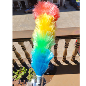 Plumeau télescopique en plastique coloré 85-110 cm, outil de nettoyage et de dépoussiérage, vente en gros - Product Image 2