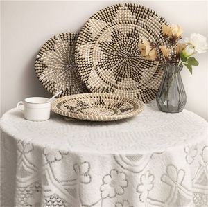 Jolie trang trí de chambre JAUNE plage Blanche Mini Etoiles En rotin murale thu thập interieure Chic cửa hàng paques tambour thiết kế - Product Image 5