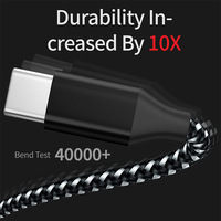 Cable de Carga USB a Tipo C PD de 1M 2M 3M Personalizado Más Vendido para iPhone y Android, Carga Rápida, Transferencia de Datos de Alta Velocidad