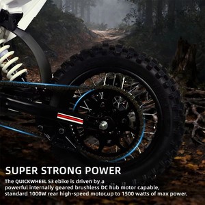 <span class=keywords><strong>Prix</strong></span> Abordable, Haute Puissance 4000W, Batterie Rechargeable, Pneu Tout-Terrain 14 Pouces 60V, Double Suspension Hydraulique, Capacité de Charge 150kg, Route - Product Image 5