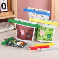 Grand sac alimentaire en plastique personnalisé joint clip clip magnétique