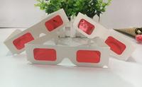 Lunettes de décodage 3D en papier avec filtre rouge pour matériel de réalité augmentée (RA) – Décodeur 3D secret