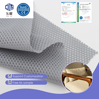 Tissu en maille nid d'abeille respirant, tissu en filet nid d'abeille élastique durable pour équipement de protection médicale, produits pour animaux de compagnie