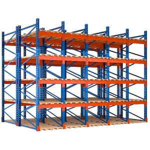 Étagères de stockage, systèmes métalliques, rayonnages industriels robustes en acier, rayonnages à palettes pour entrepôt - Product Image 4