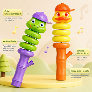 Jouet <span class=keywords><strong>Serpent</strong></span> Lumineux Torsadé et Canard Balancelant, Jouets LED Lumineux Rotatifs Anti-Stress pour Enfants - Product Image 5