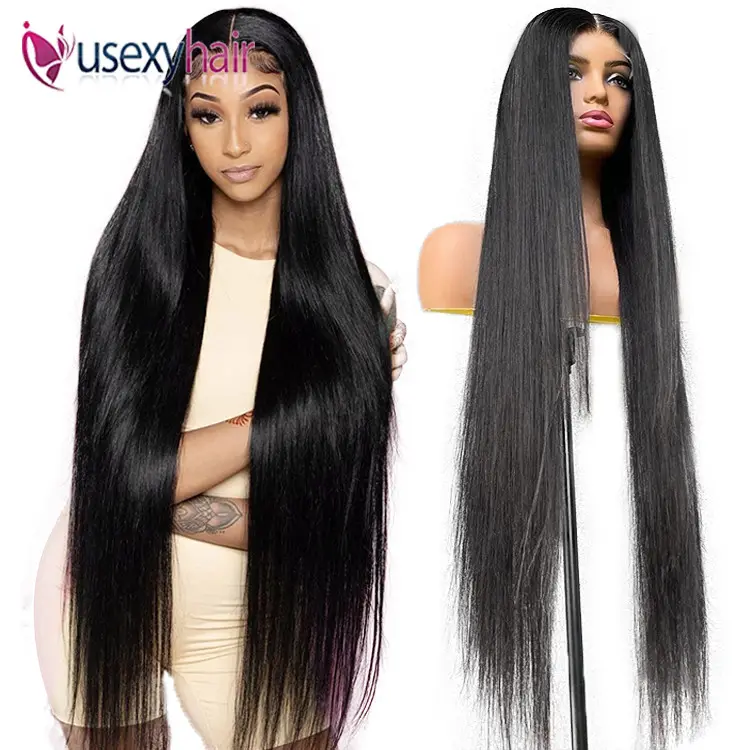 Top Quality Lace Front Wigs Human Hair Wholesale 100% Brazilian Straight Hair Wigs For Black Women Lace Front Wigs Human Hair