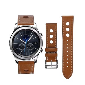 BEEFLYPOWER <span class=keywords><strong>Correa</strong></span> de Reloj de <span class=keywords><strong>Cuero</strong></span> de Repuesto Personalizada de 20 mm, Edición Limitada <span class=keywords><strong>Frontier</strong></span>/Classic para <span class=keywords><strong>Samsung</strong></span> <span class=keywords><strong>Gear</strong></span> <span class=keywords><strong>S3</strong></span> 46 mm 22 mm - Product Image 6